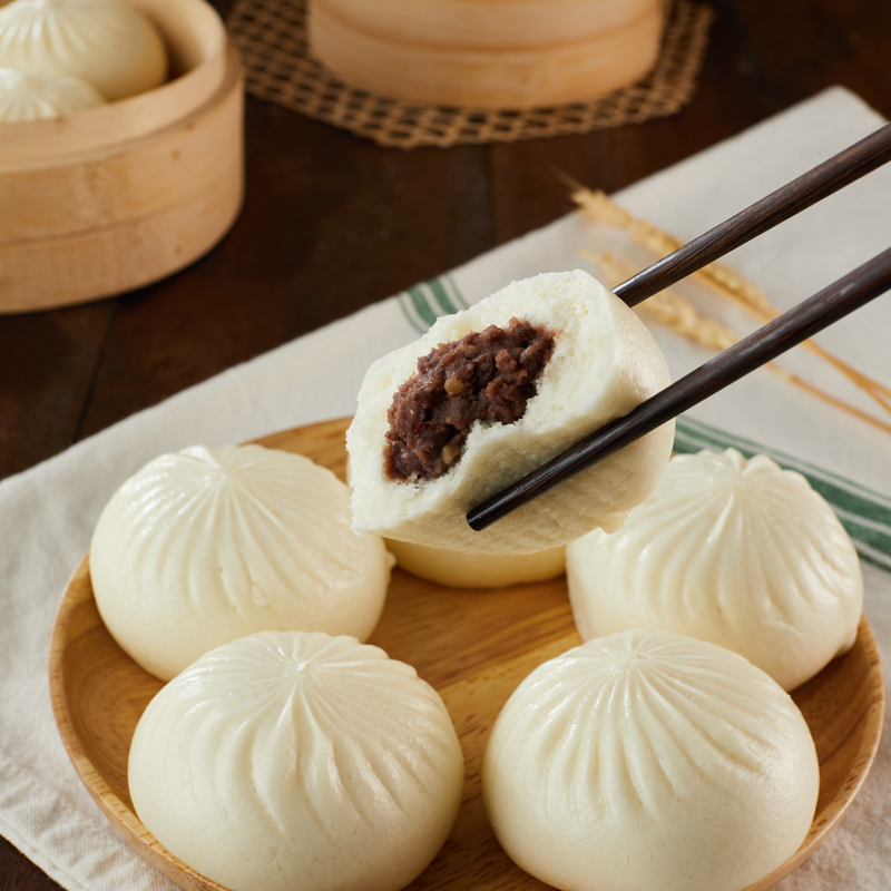 昱春板栗紅棗豆沙包300g已